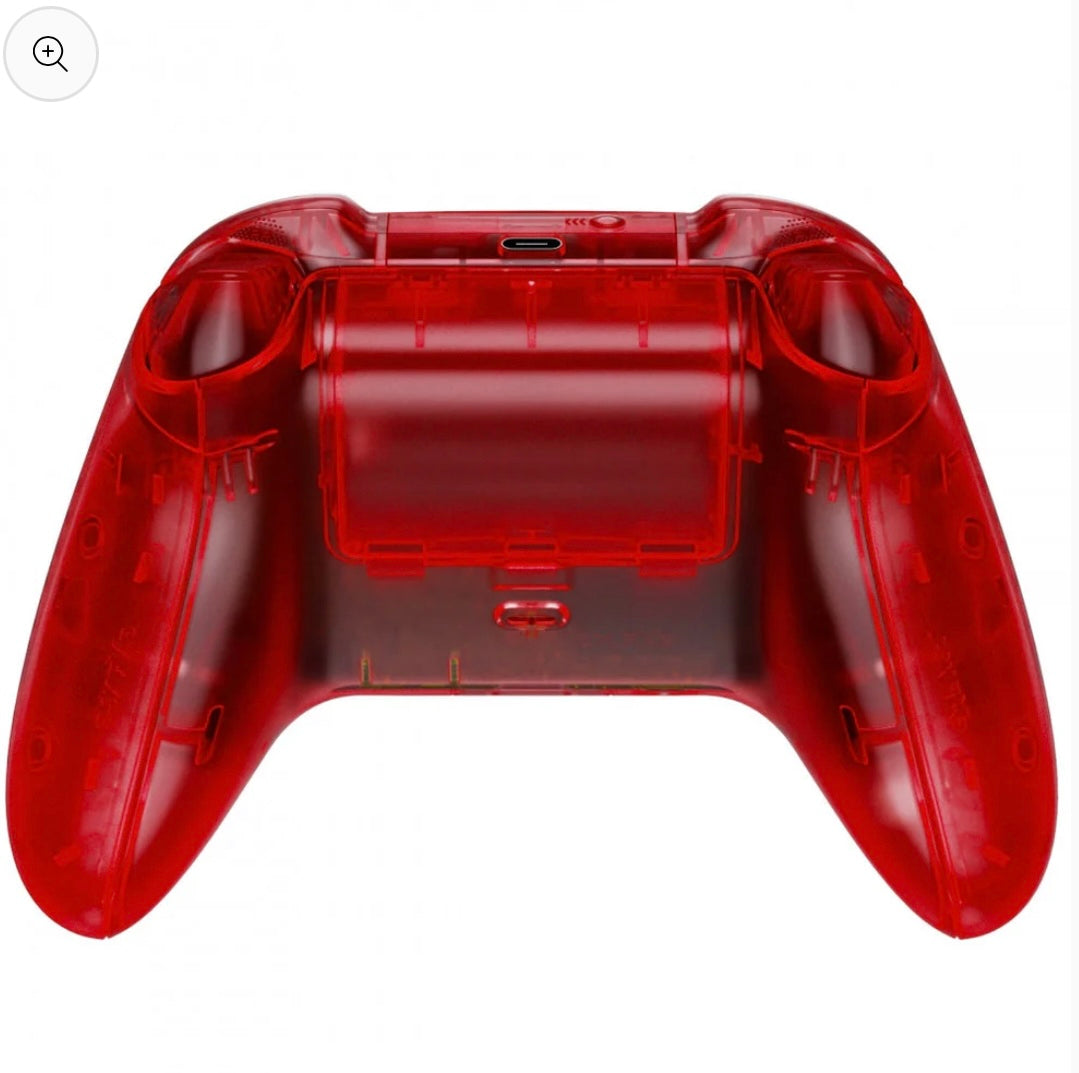 Red Transparent Xbox Series X|S controller