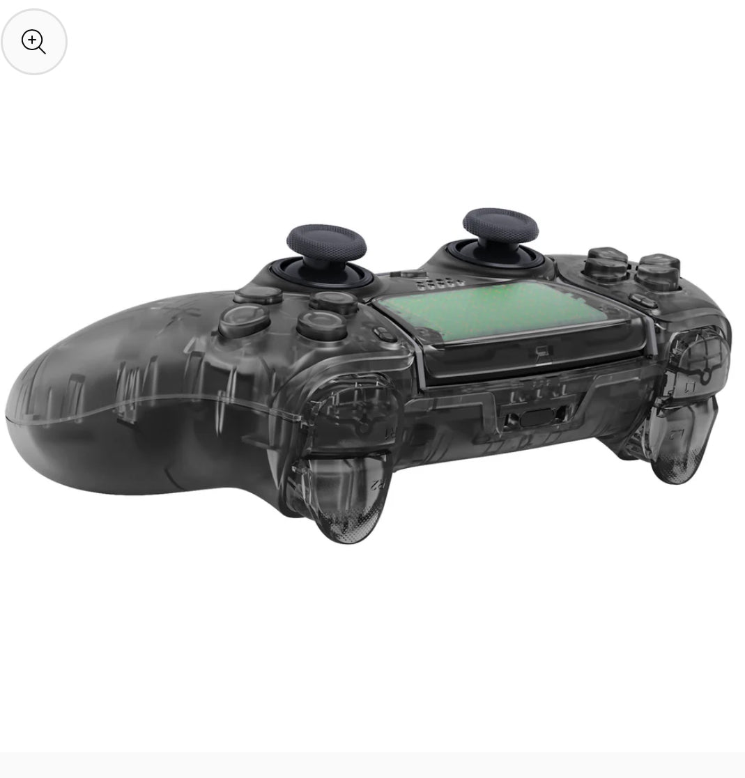 Black Transparent PS5 DualSense Edge controller (Case & Components included)