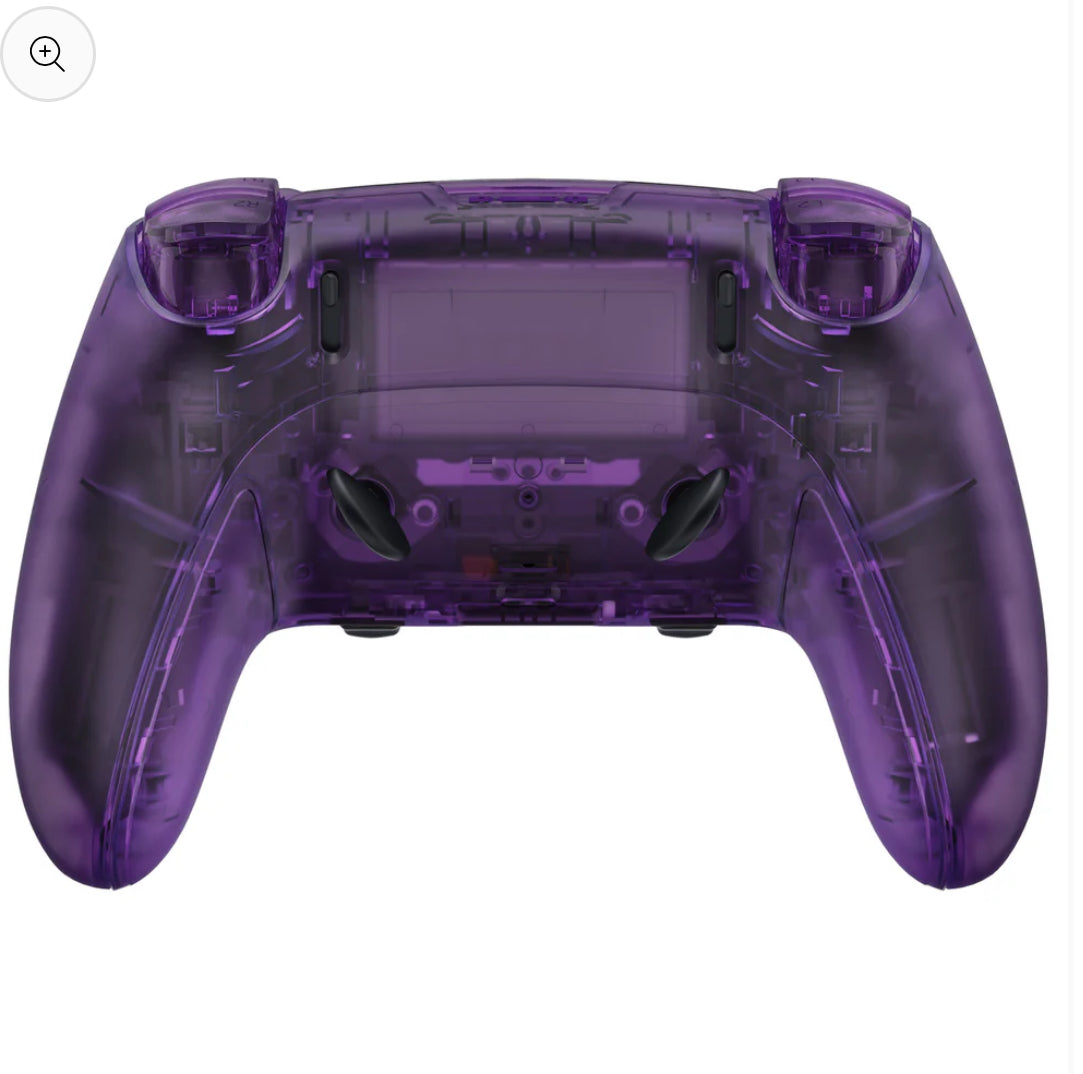 Purple Transparent PS5 DualSense Edge controller (Case & Components included)