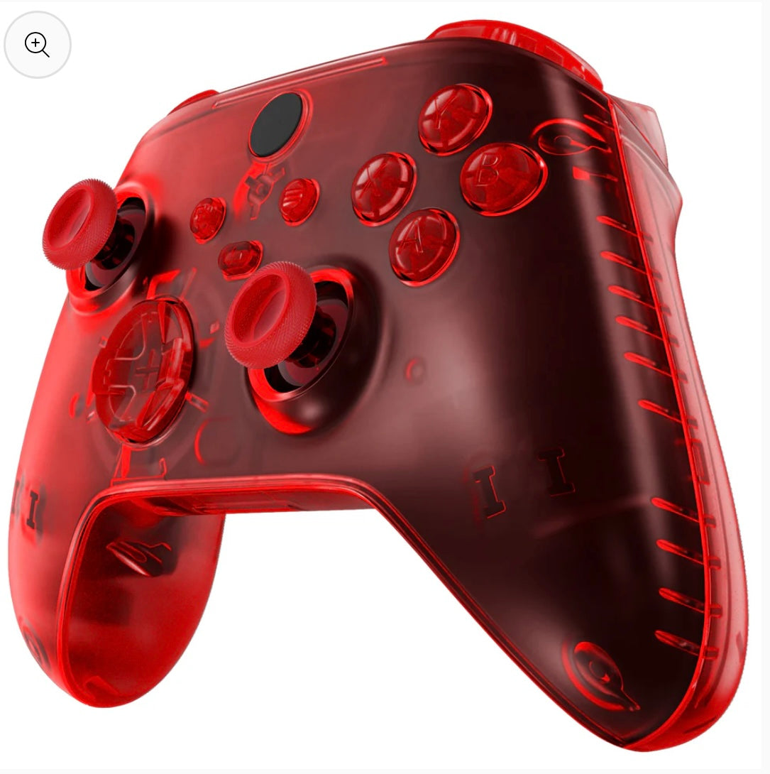 Red Transparent Xbox Series X|S controller