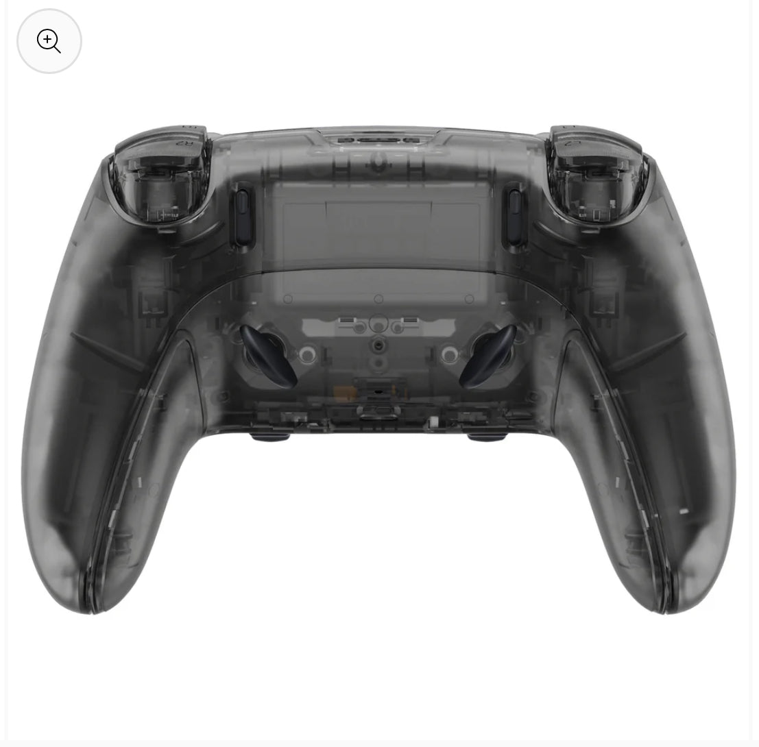 Black Transparent PS5 DualSense Edge controller (Case & Components included)