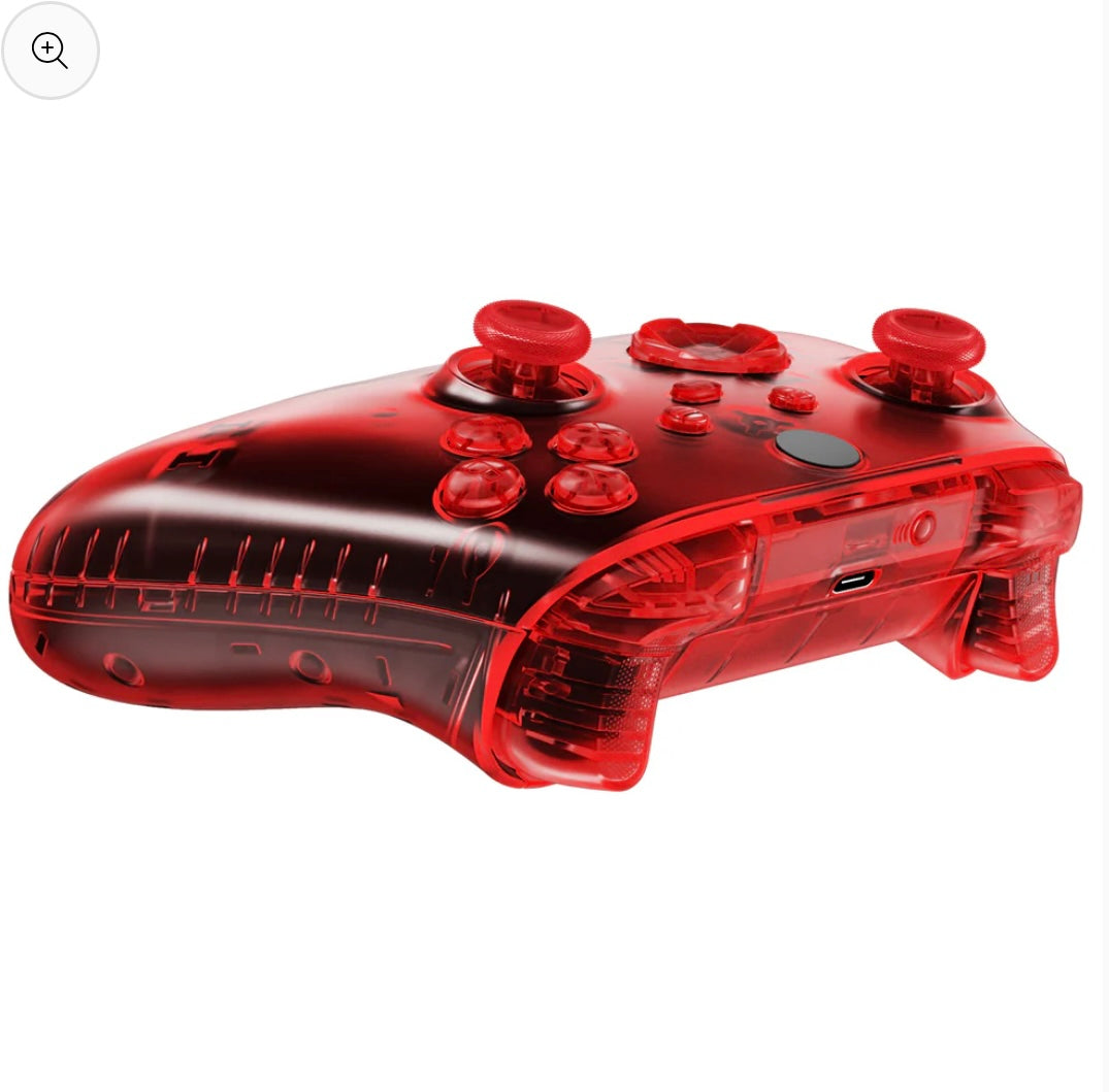 Red Transparent Xbox Series X|S controller