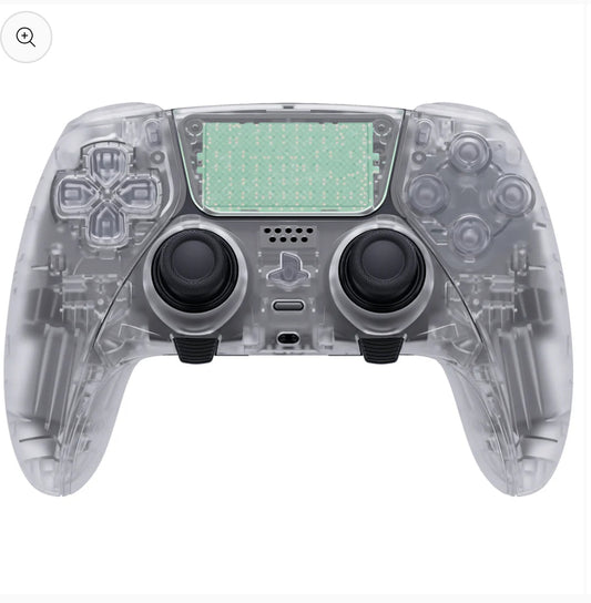 Transparent PS5 DualSense Edge controller (Case & Components pack included)