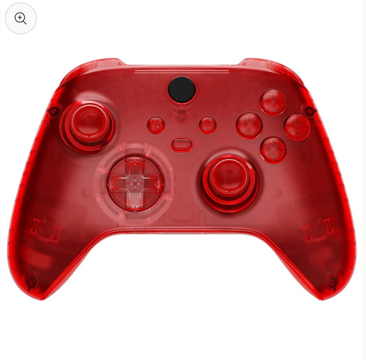 Red Transparent Xbox Series X|S controller